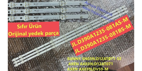 JL.D390A1235-081AS-M, JL.D390A1235-081BS-M, AUO CELL, 390D75G3PTZZ-Z8110D, Sıfır Led bar